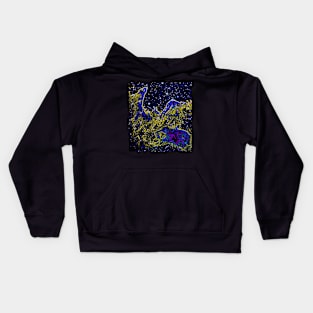 Black Panther Art - Glowing Edges 583 Kids Hoodie